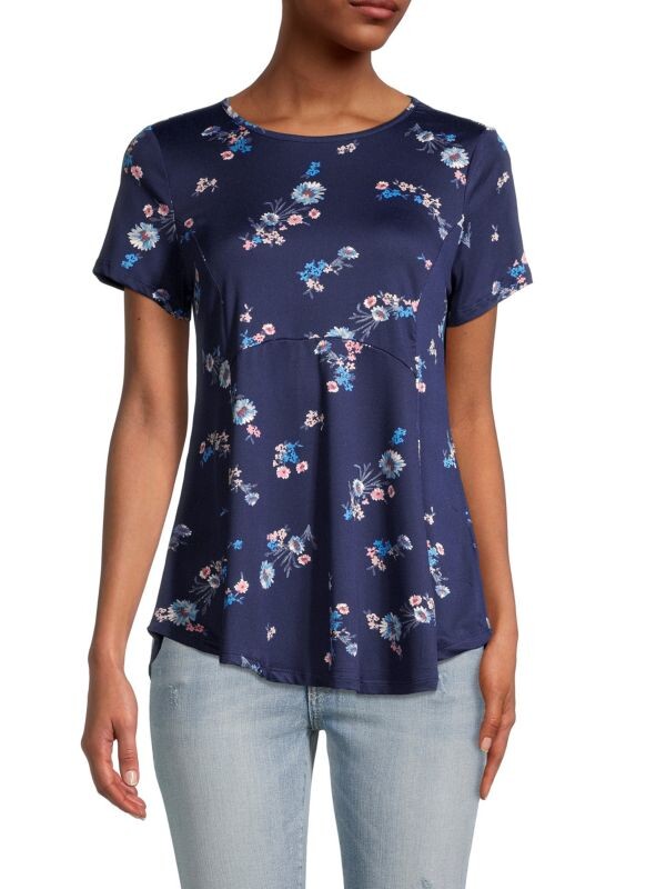 

Топ Bobeau с цветочным принтом, navy floral