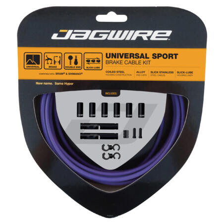 

Комплект тормозных тросов Jagwire Universal Sport -Purple, фиолетовый / фиолетовый / фиолетовый