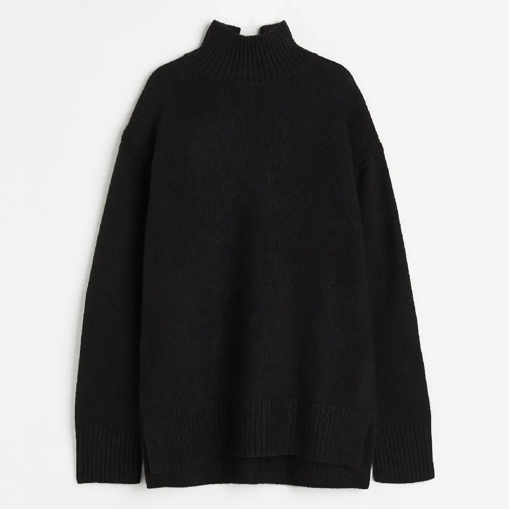 

Свитер H&M Oversized Turtleneck, черный