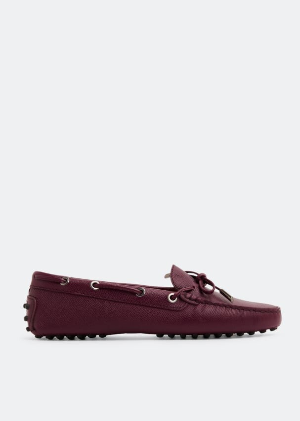 

Лоферы TOD'S Gommini driving loafers, бордовый