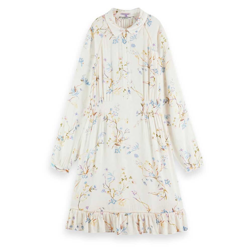 

Платье Scotch & Soda Easy Raglan Sheer, бежевый