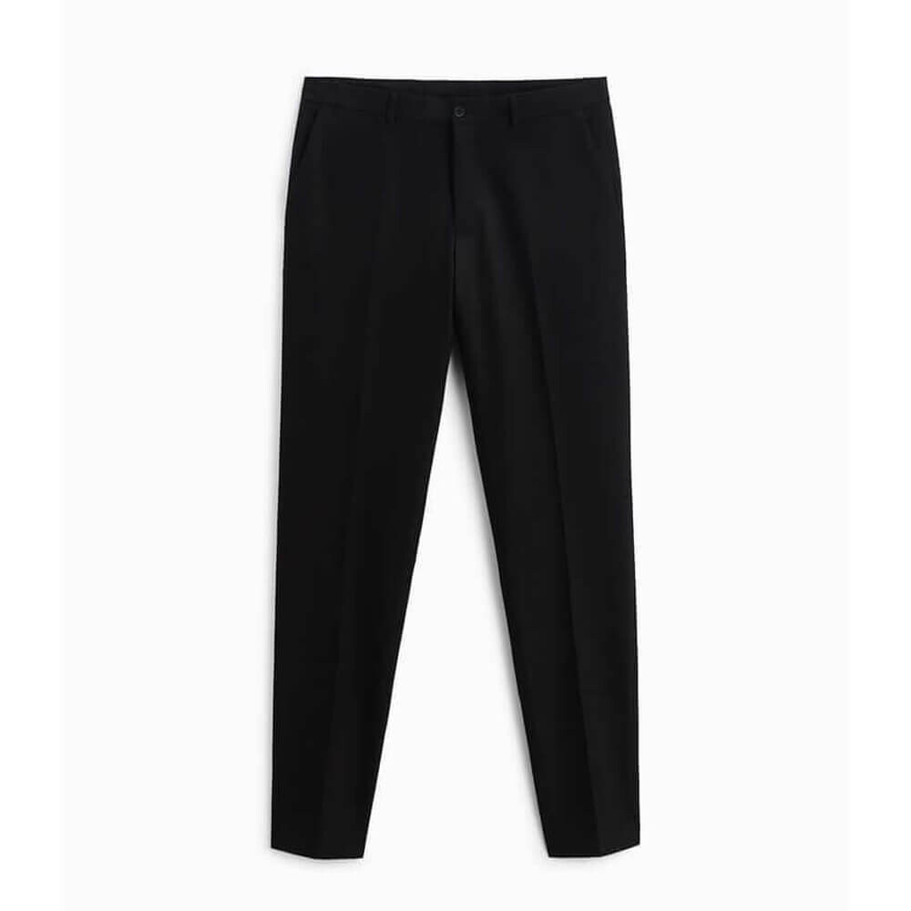 

Брюки Zara Slim Fit Suit, чёрный, Черный