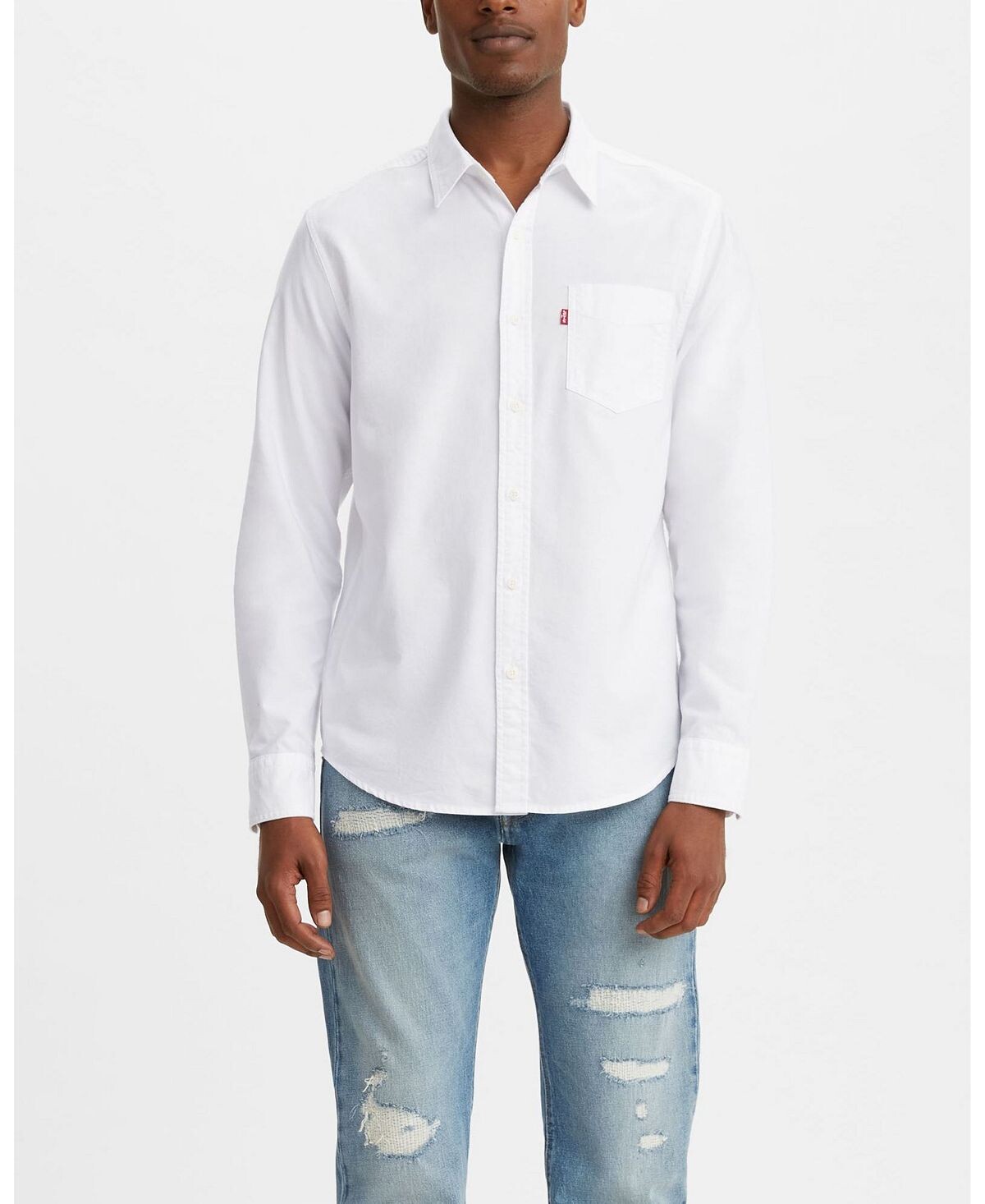 

Мужская рубашка классического кроя с 1 карманом и длинным рукавом Levi's, мульти