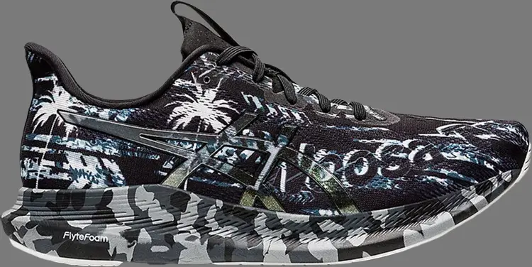 

Кроссовки noosa tri 14 'tropical - black pure silver' Asics, черный