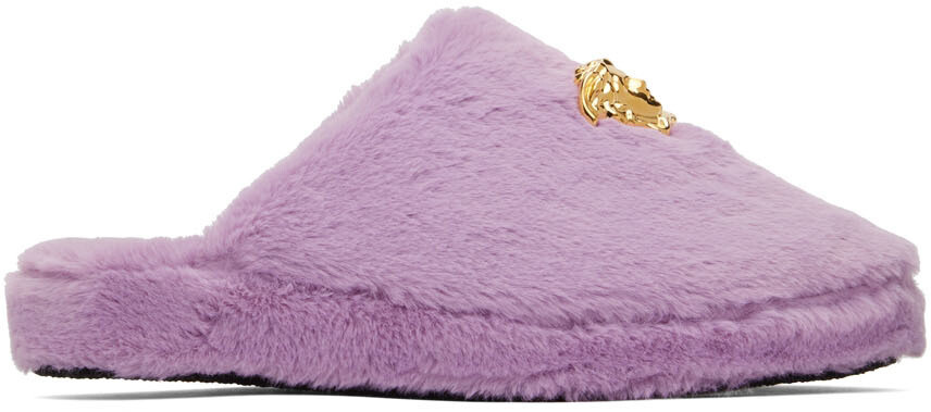 

Пурпурные тапочки с медузой Fuzzy Versace