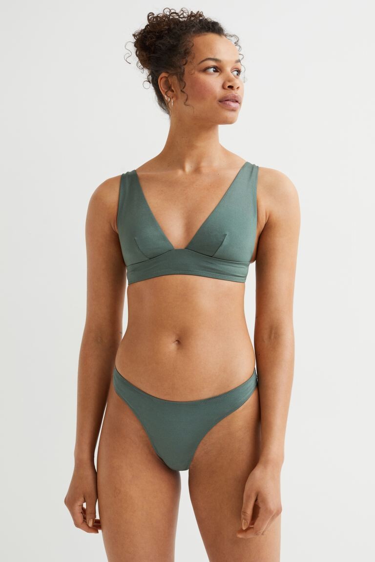 

Плавки бикини H&M, темно-зеленый