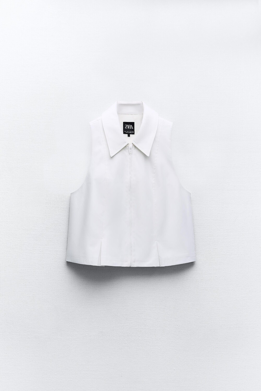 

Жилет Zara Pleated, белый