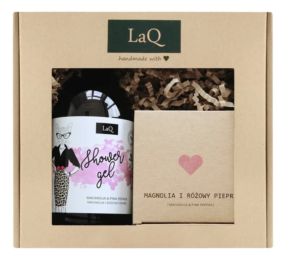 

LaQ Набор Kitty Magnolia гель для душа 500мл + масло для тела 200мл