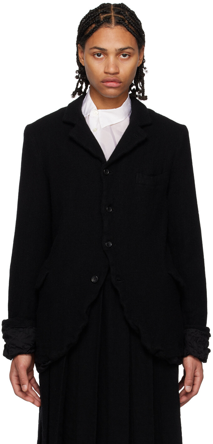 

Черный приталенный пиджак Black Comme des Garçons
