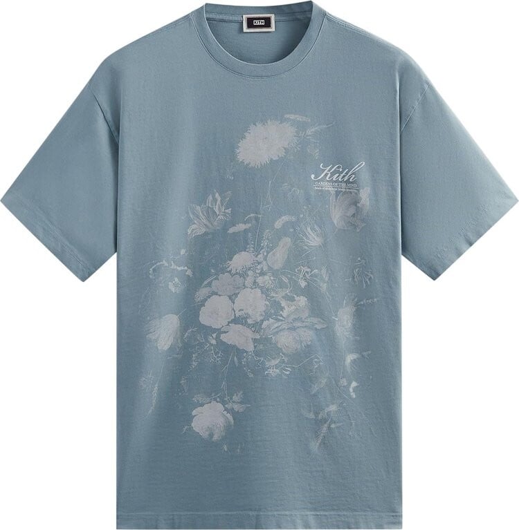 

Футболка Kith Gardens Of The Mind Vintage Tee 'Majestic', синий