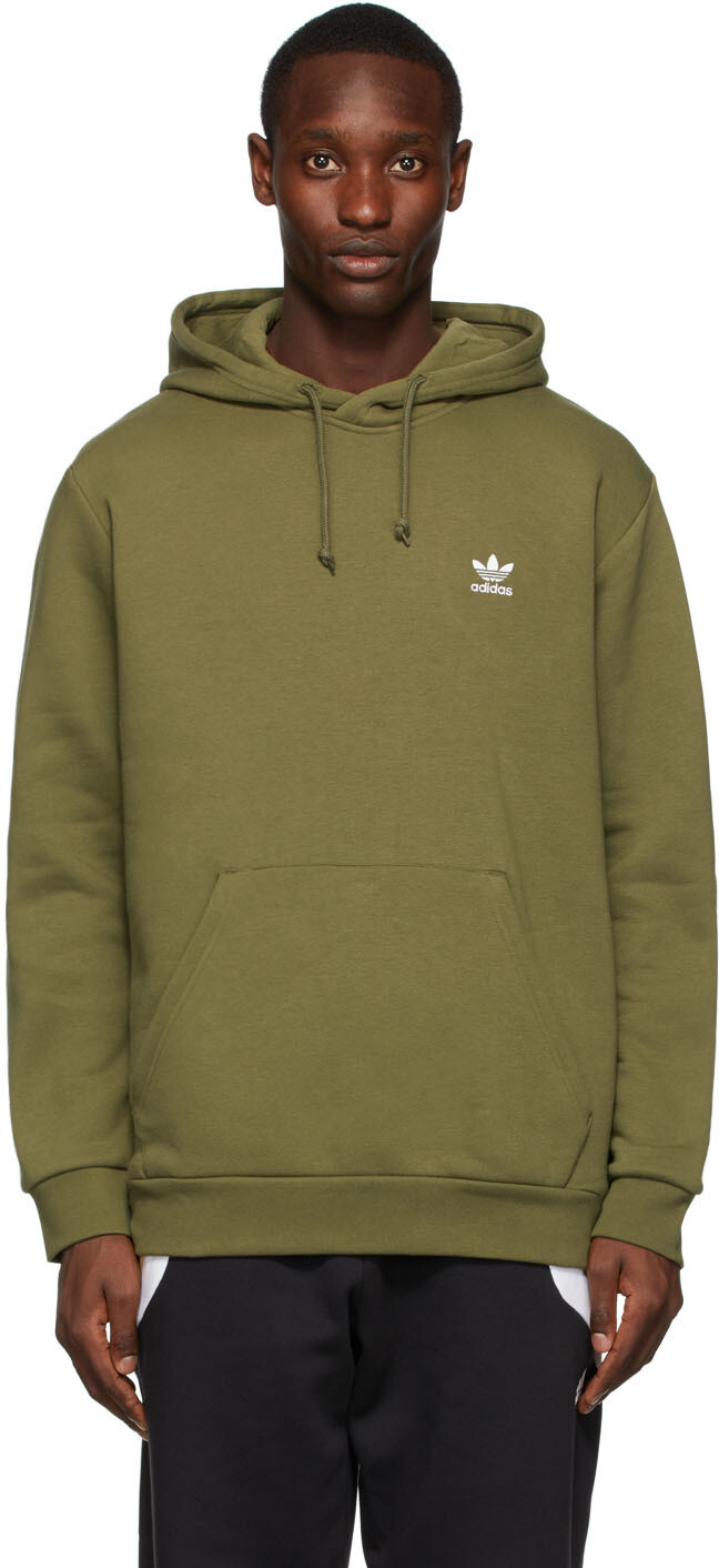 

Зеленый Худи с трилистником Adicolor Essentials adidas Originals