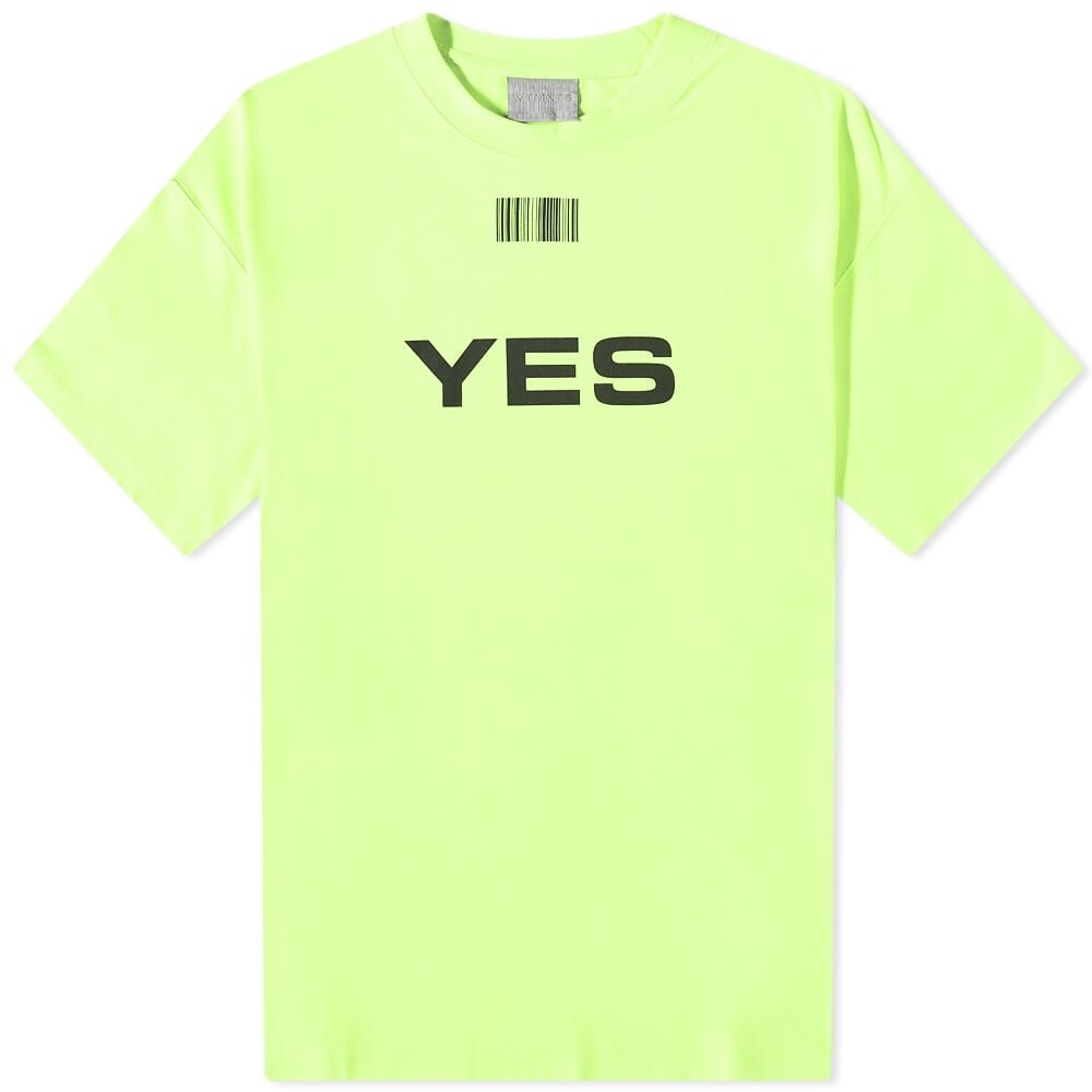 

Футболка VTMNTS Yes/No Tee, Желтый