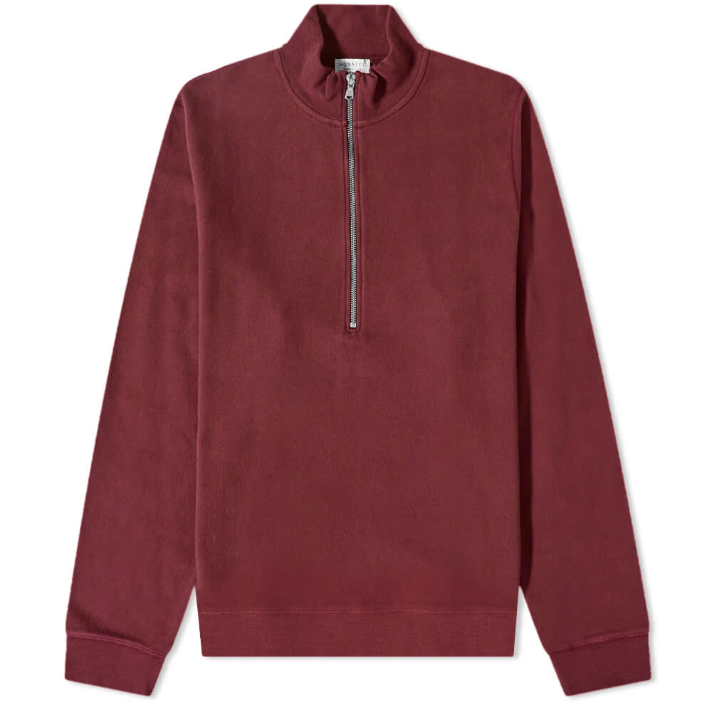 

Толстовка Sunspel Quarter Zip Sweat, Коричневый