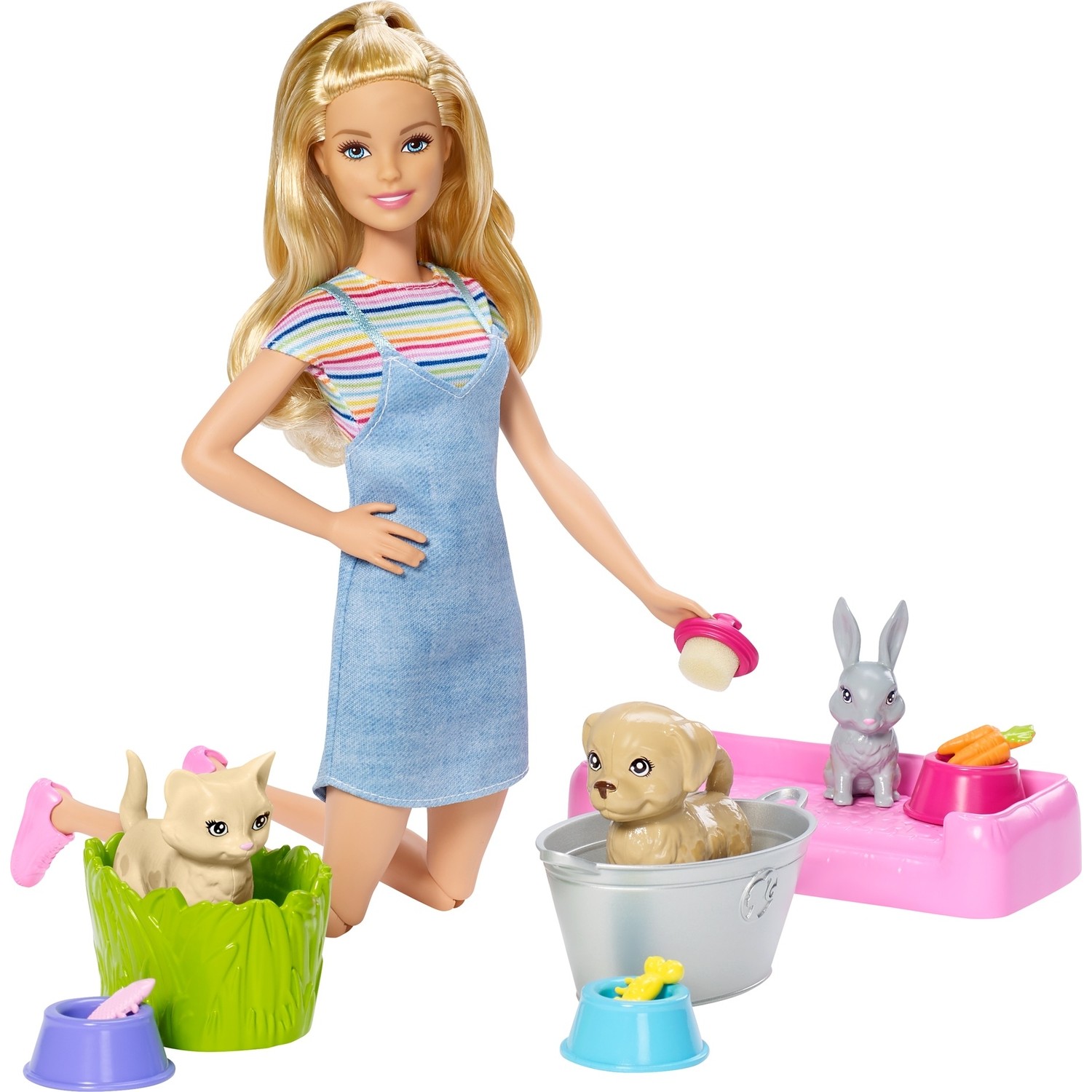 Игровой набор Barbie купает питомцев FXH11