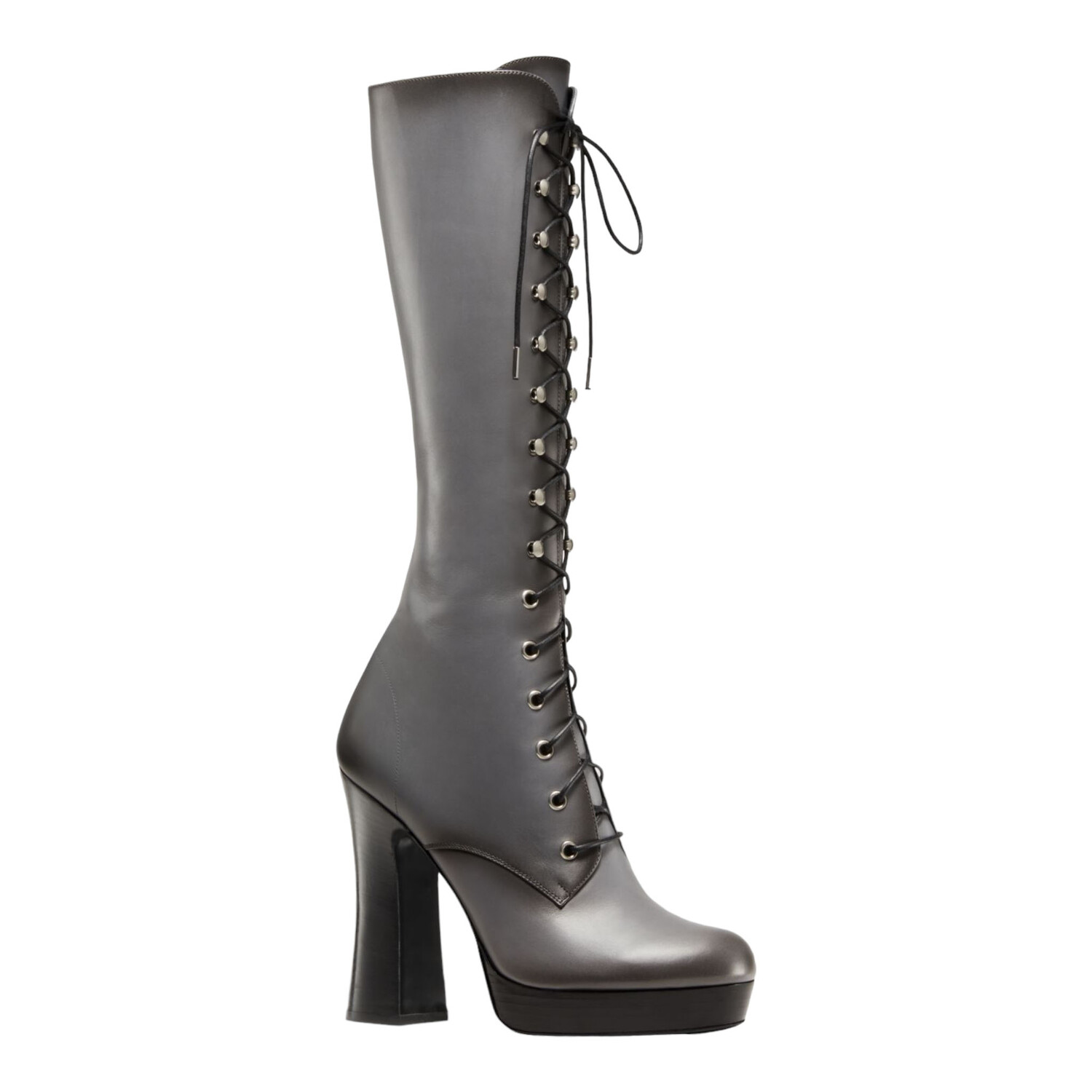 

Сапоги Michael Kors Deandra Burnished Calf Leather Platform, серый