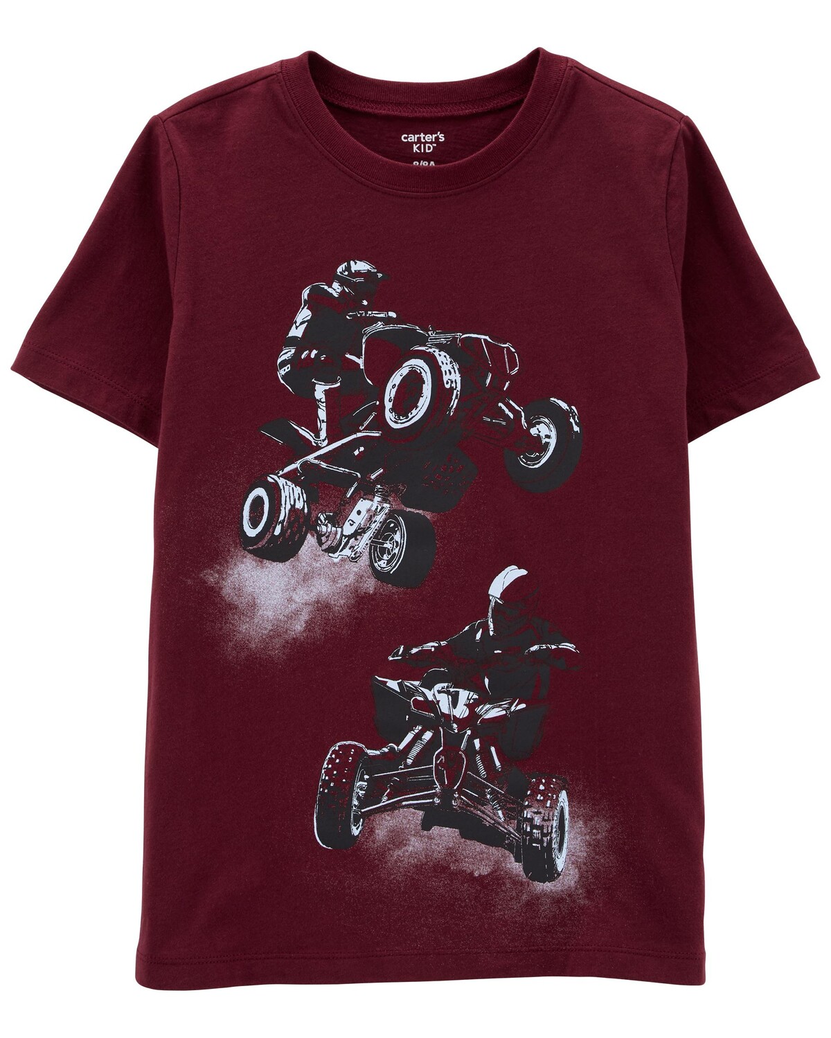 

Футболка Kid Four Wheeler из джерси Carter's, красный