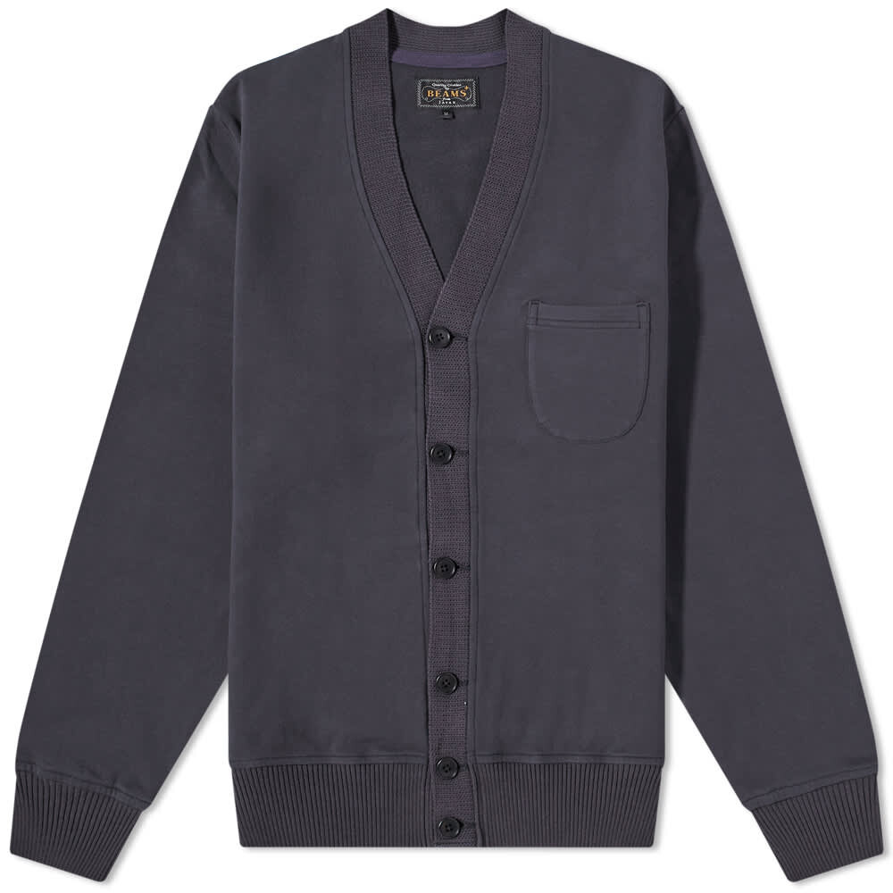 

Джемпер Beams Plus Sweat Cardigan, Серый