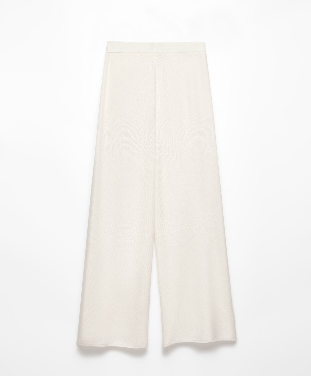 

Брюки Oysho Straight Fit Knit, белый