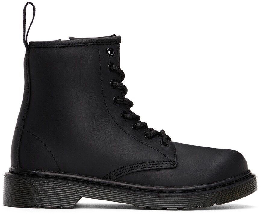 

Детские черные ботинки из искусственного меха 1460 для больших детей Dr. Martens