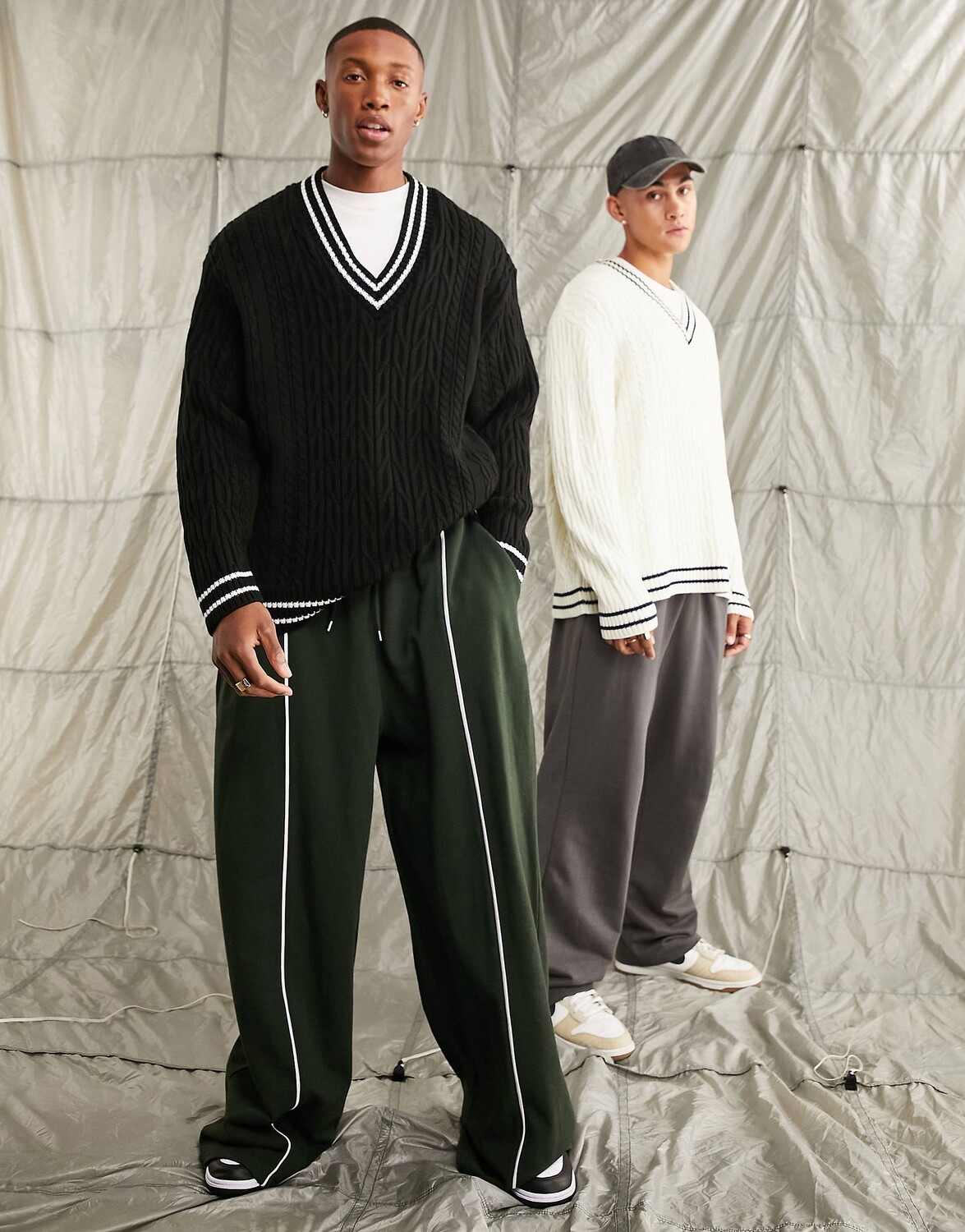 

Черный джемпер крупной вязки ASOS DESIGN