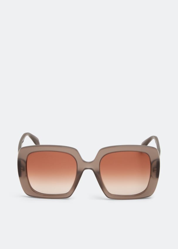 

Солнечные очки ALEXANDER MCQUEEN Cat-eye sunglasses, красный