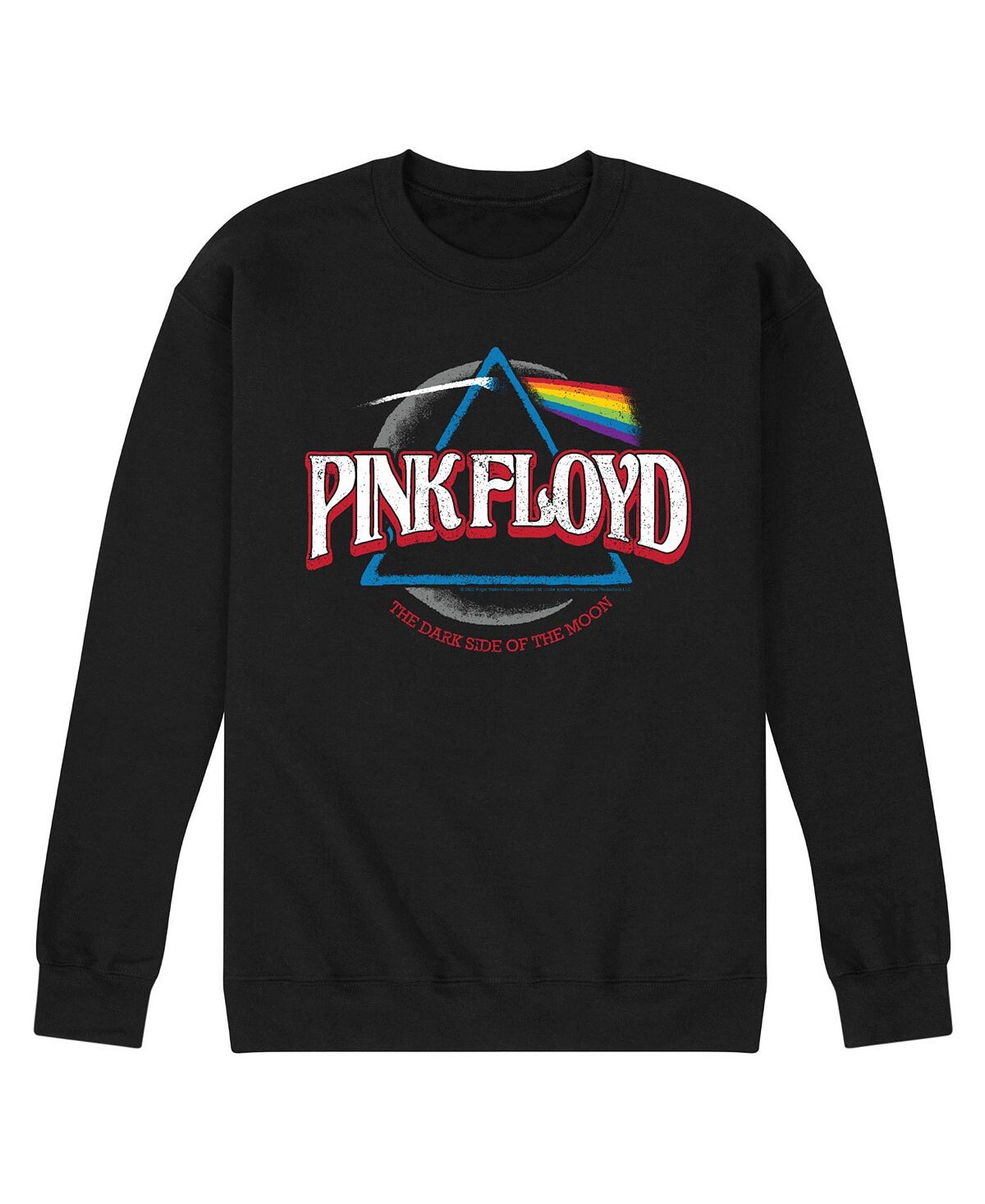 

Мужская флисовая футболка pink floyd dark side moon AIRWAVES, черный