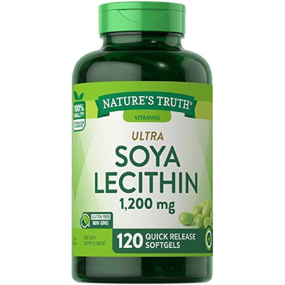 

Ультра лецетин Nature's Truth Ultra Soya Lecithin 1,200 MG, 120 капсул