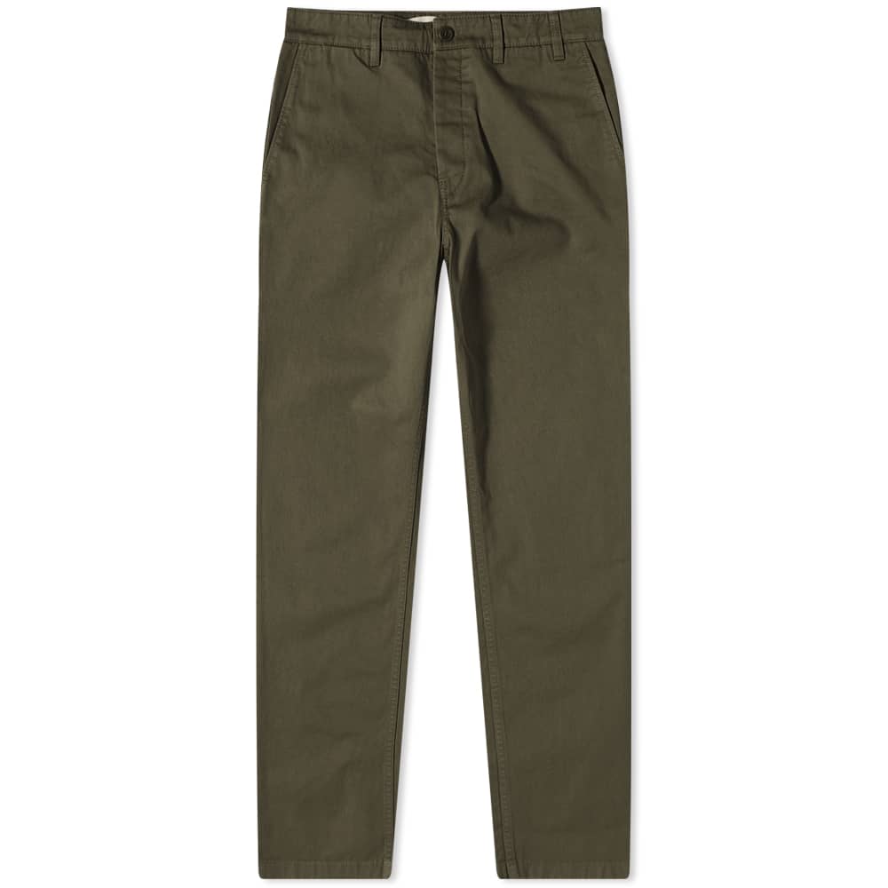 Брюки Norse Projects Aros Heavy Chino, хаки
