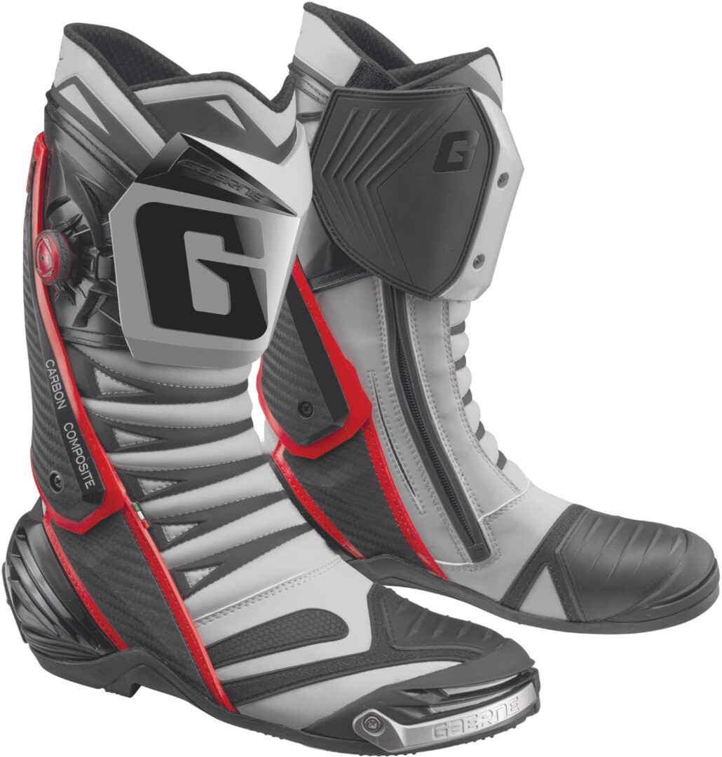 

Gaerne GP1 Evo Racing Мотоцикл сапоги, черный/серый/красный