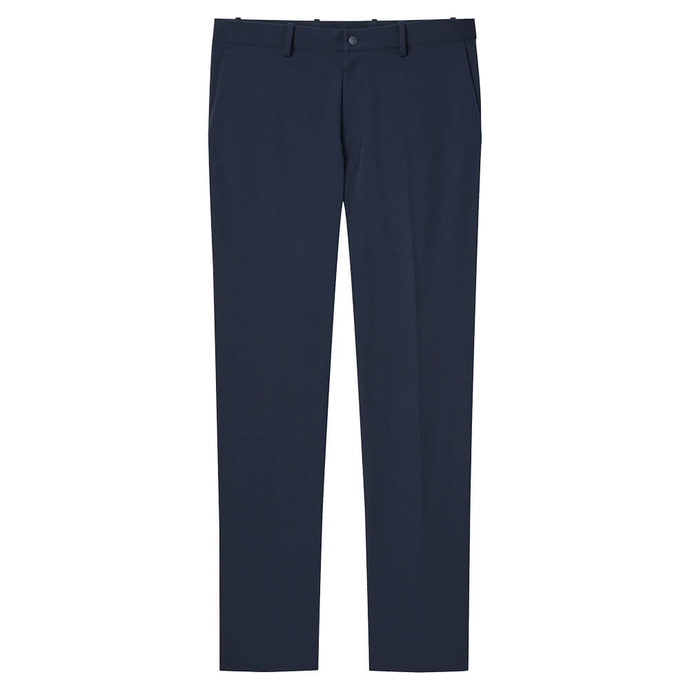 

Брюки Uniqlo Smart Comfort Ankle Length, темно-синий