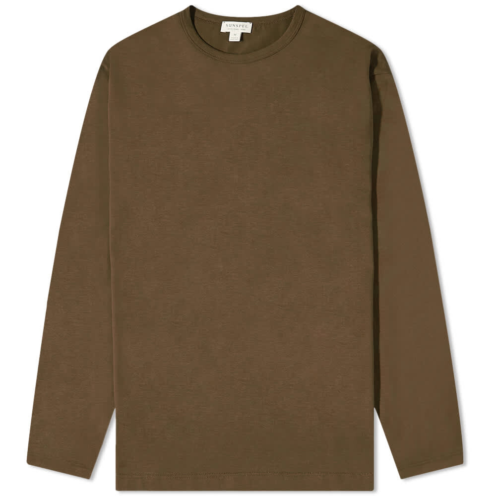 

Футболка Sunspel Long Sleeve Crew Neck Tee