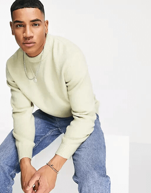 

Джемпер Pull&Bear, светло-зеленый