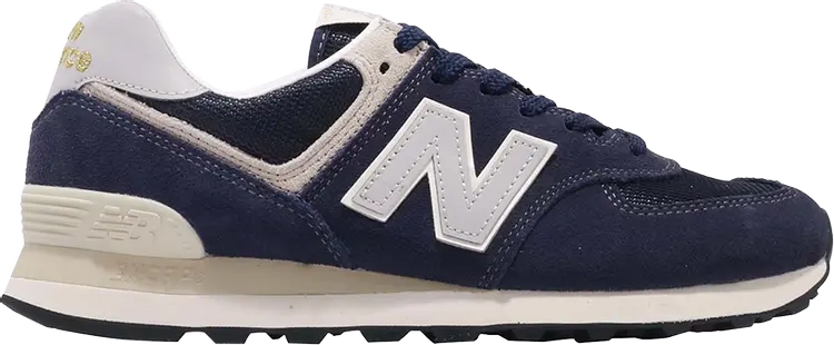 

Кроссовки New Balance 574, белый/темно-синий