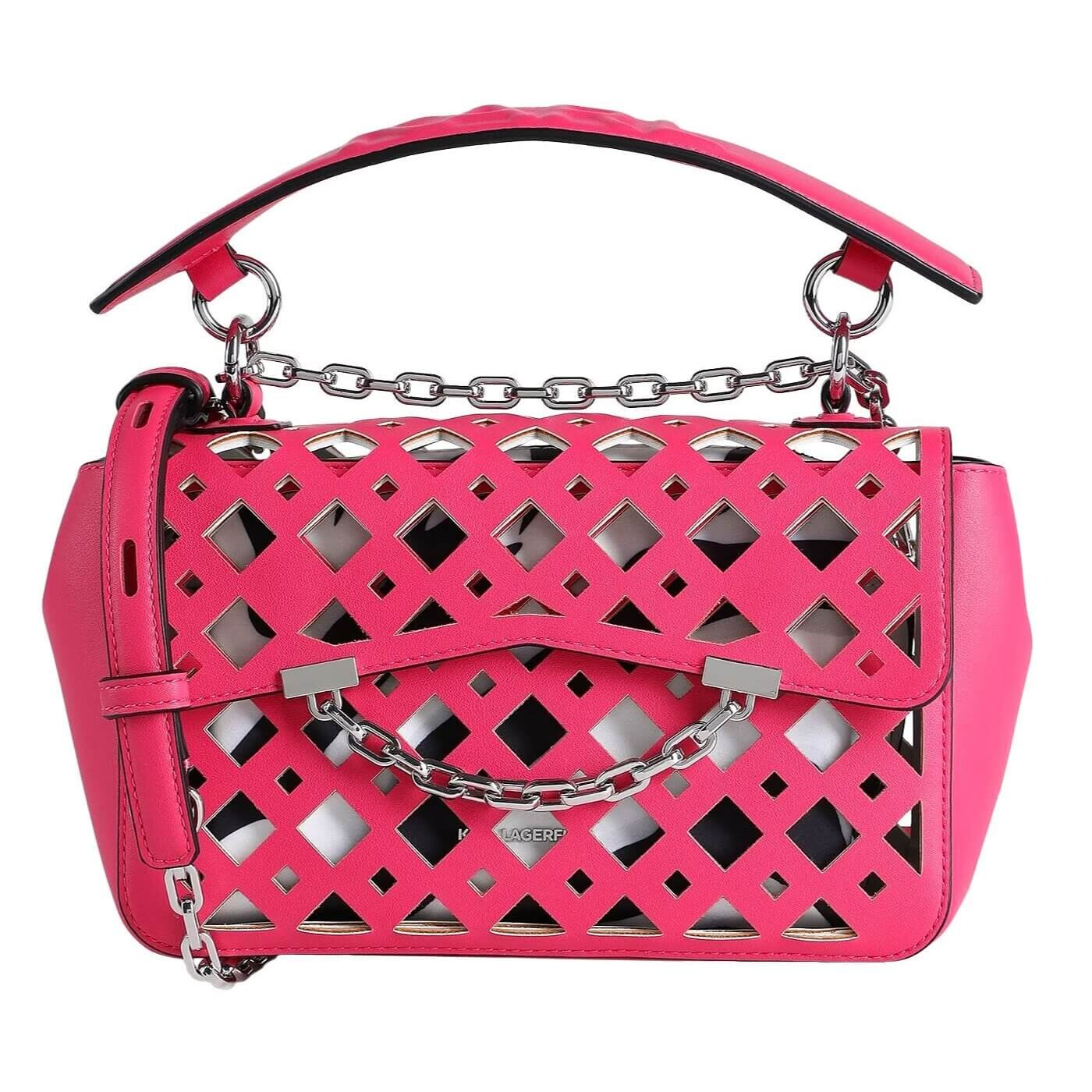 

Сумка Karl Lagerfeld K/Karl Seven Soft, ярко-розовый