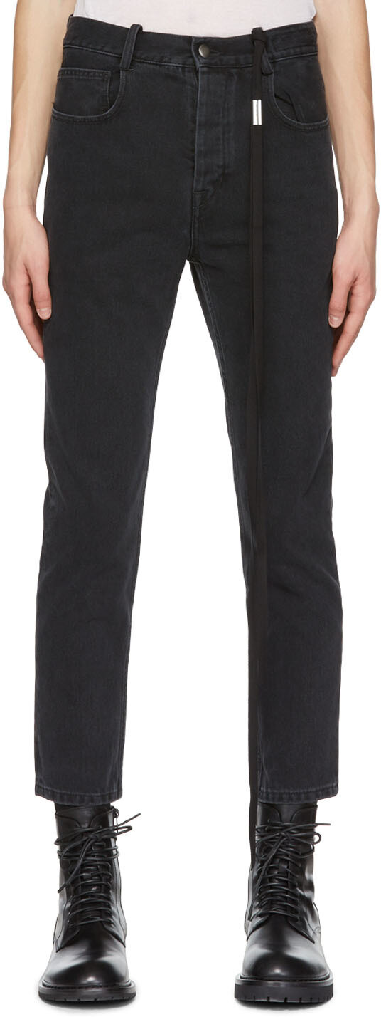 

Черные джинсы в пол Ann Demeulemeester