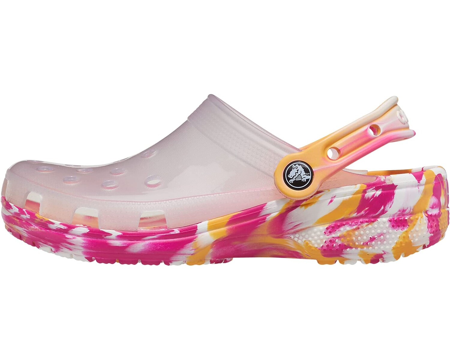 

Сабо Classic Translucent Clog Crocs, белый