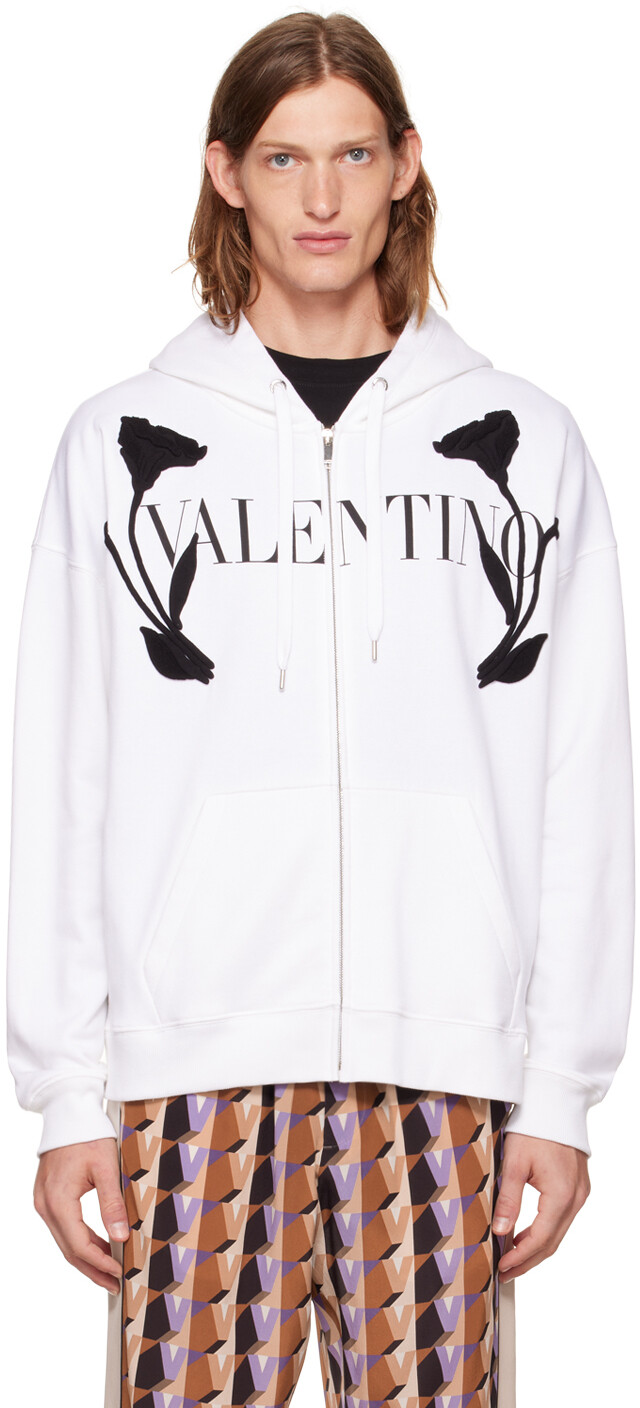 

Толстовка с белым цветком Valentino