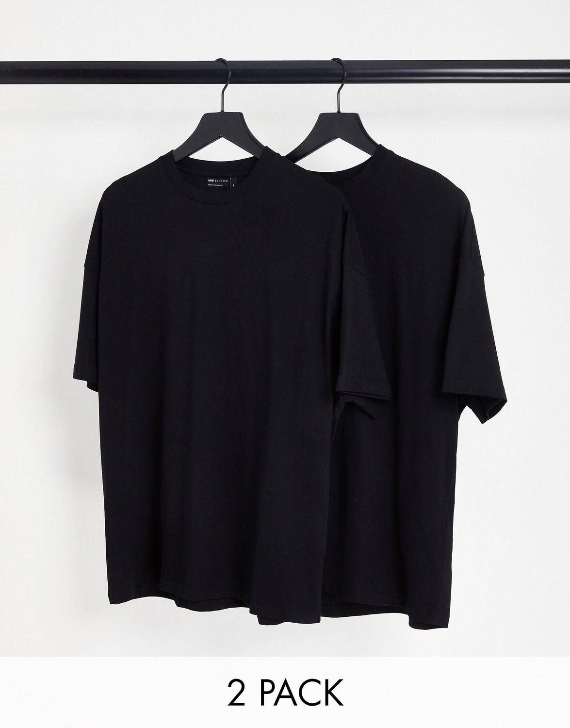 

Набор из 2 футболок оверсайз ASOS DESIGN