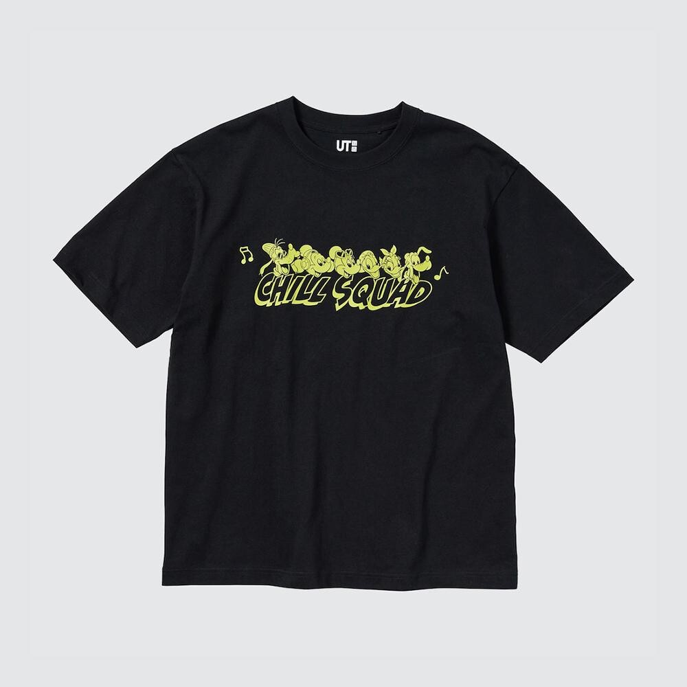 

Футболка Uniqlo UT Disney Good Vibes, черный