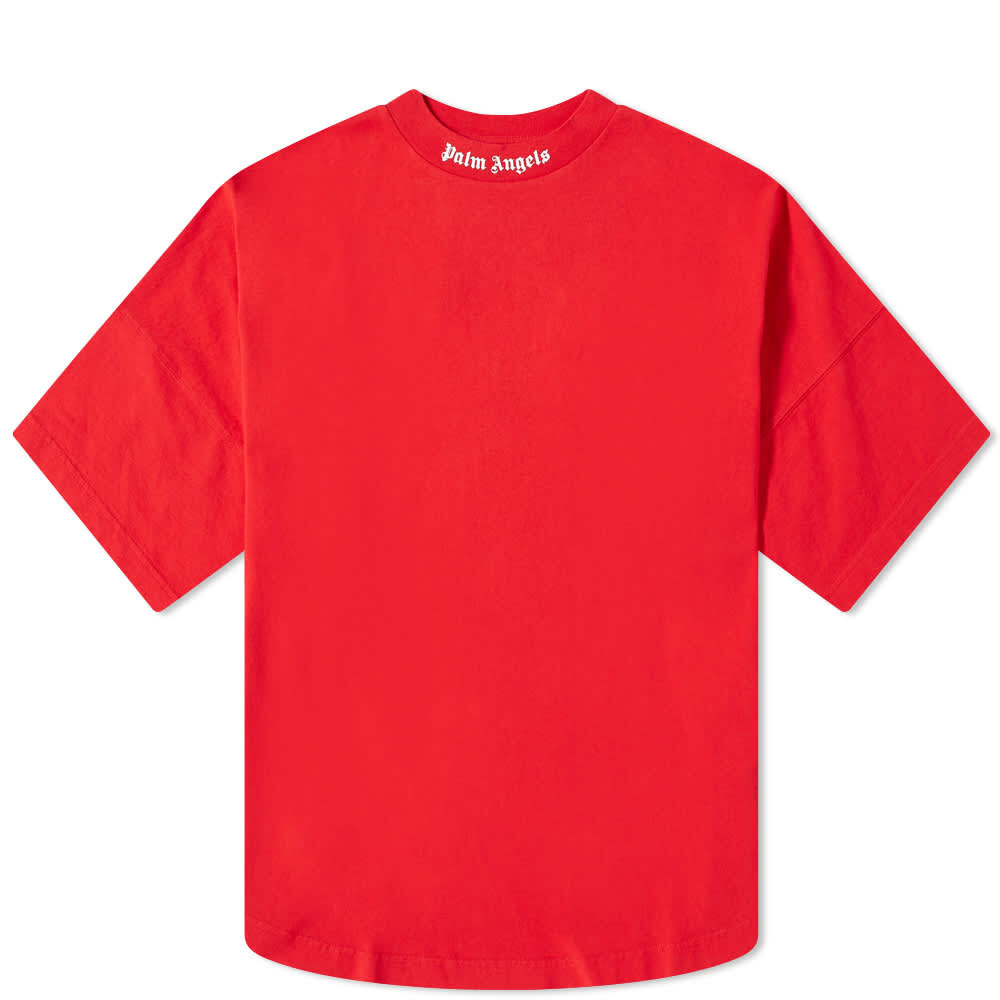 

Футболка Palm Angels Mock Neck Logo Tee