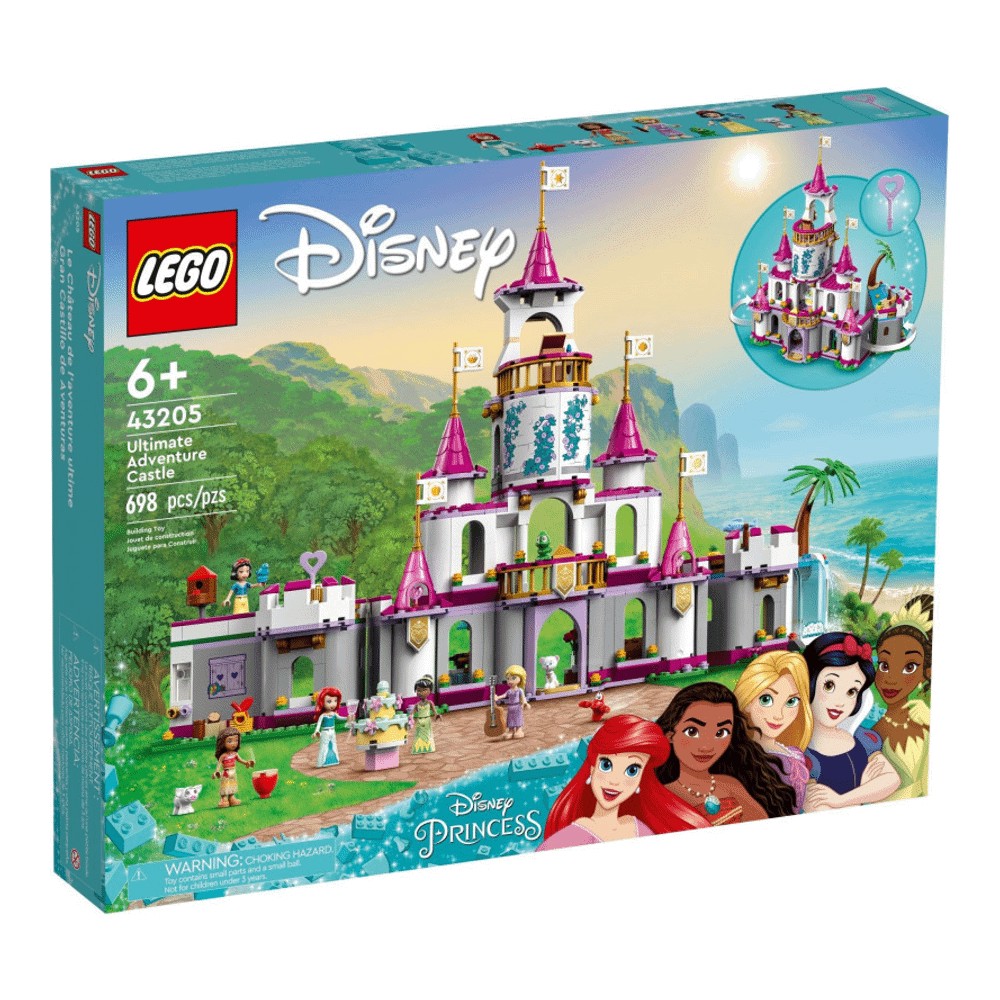 цена Конструктор LEGO Disney Princess 43205 Замок приключений