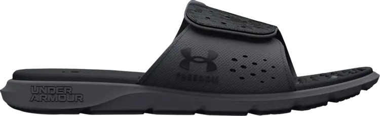 

Сандалии Under Armour Wmns Ignite 7 Freedom Slide Pitch Grey Camo, серый