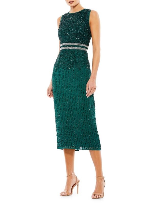 

Платье Mac Duggal с пайетками, emerald