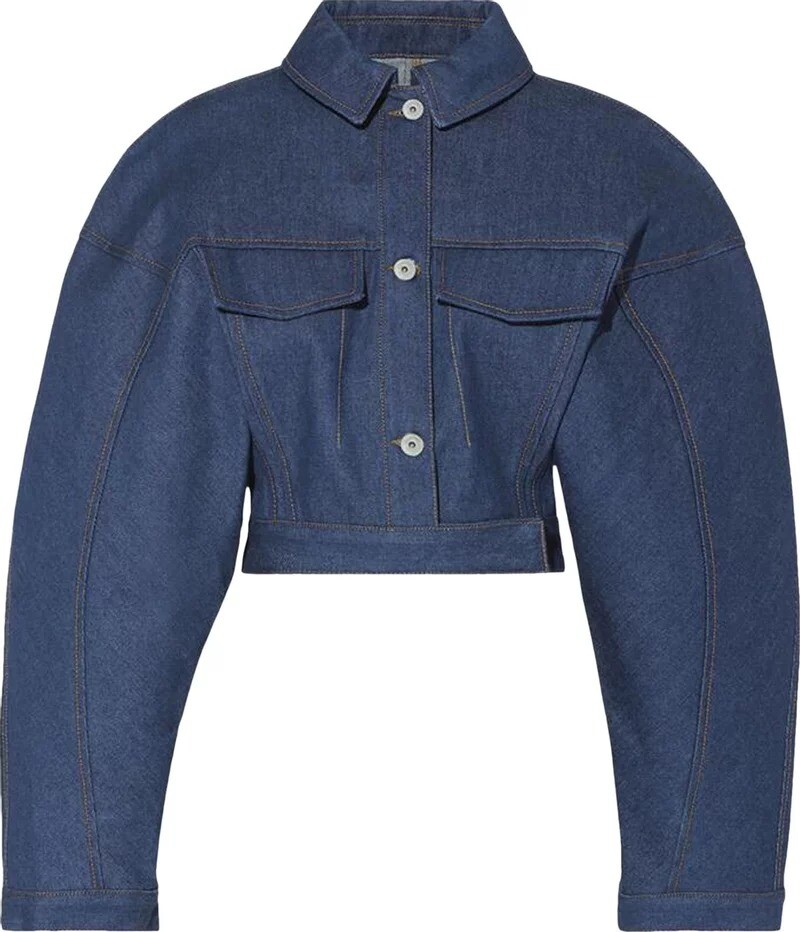 

Рубашка Jacquemus La Veste De-Nîmes Obra, темно-синий