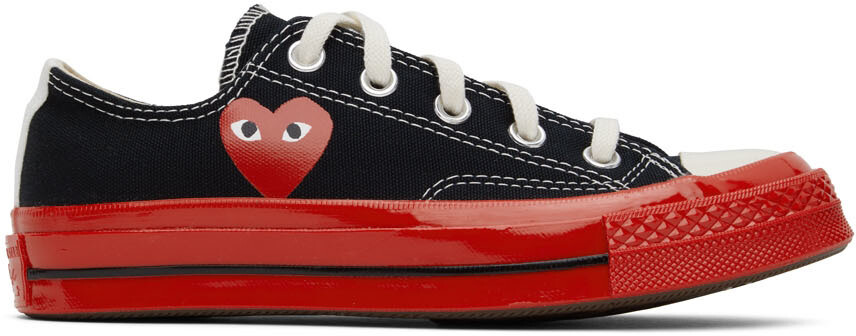 

Черно-красные низкие кеды Converse Edition Chuck 70 Comme des Garçons Play, Черный