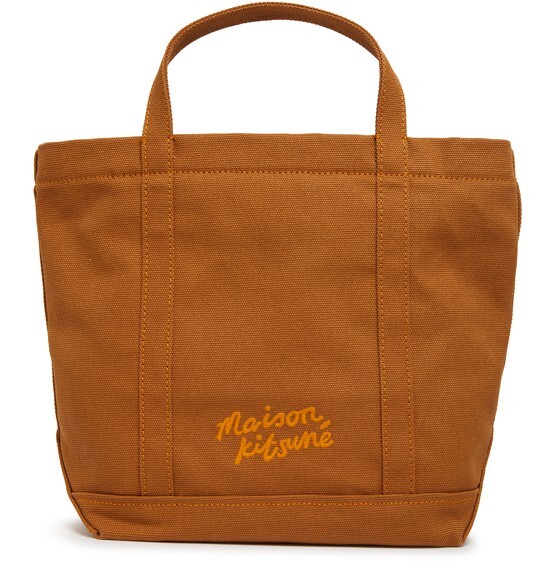 

Мини-сумка-тоут с головой лисы Maison Kitsune