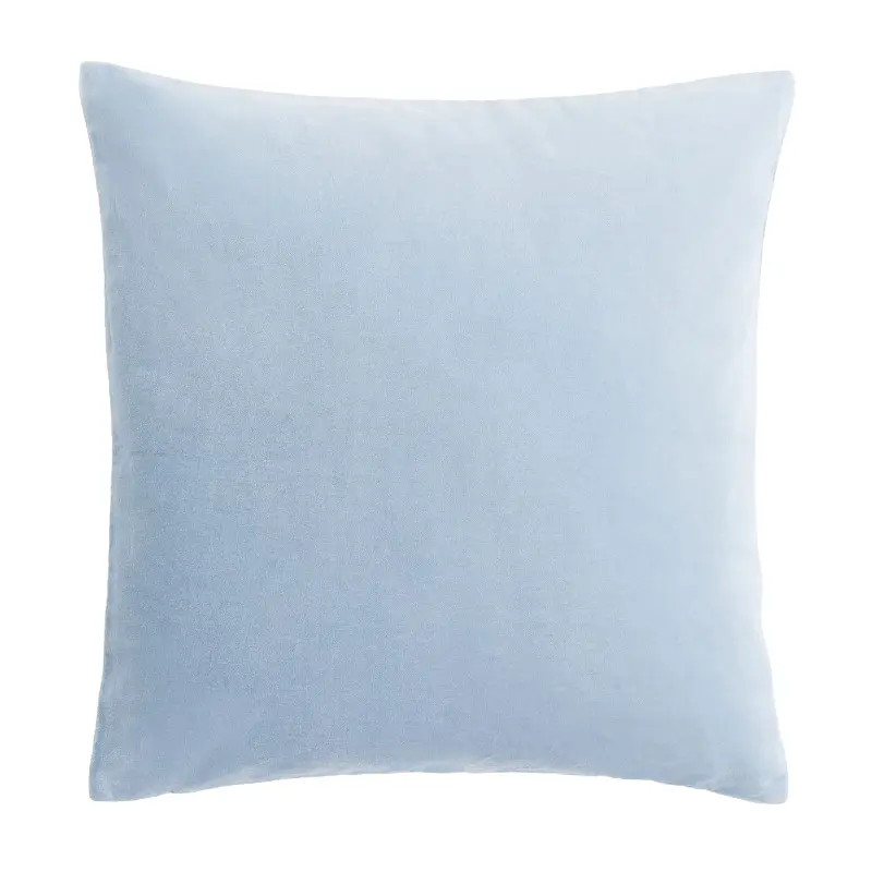 

Чехол для декоративной подушки H&M Home Velvet, голубой