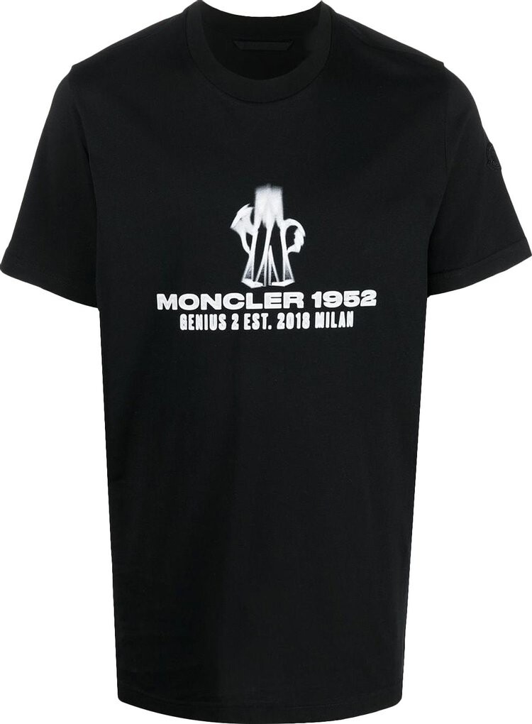 

Футболка Moncler Genius Short-Sleeve T-Shirt 'Black', черный