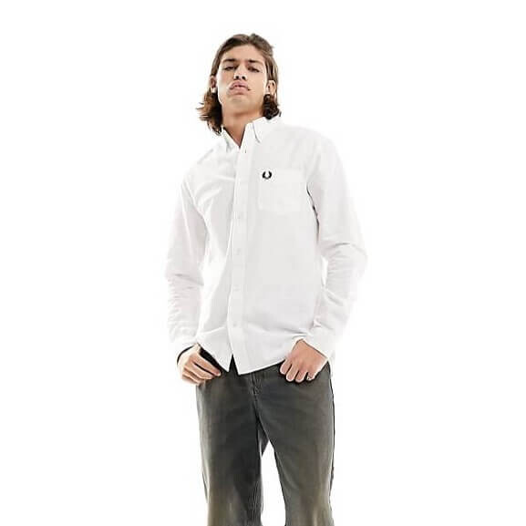 

Рубашка Fred Perry Oxford, белый