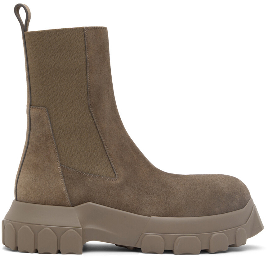 

Серые - Ботинки челси Beatle Bozo Tractor Rick Owens